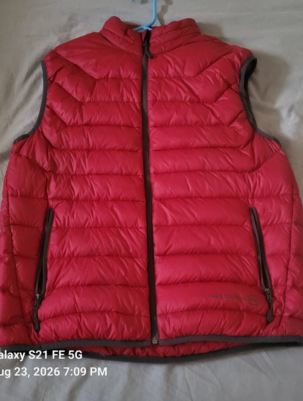 Free Country Packable Puffer Vest Mens Med, Womens Large